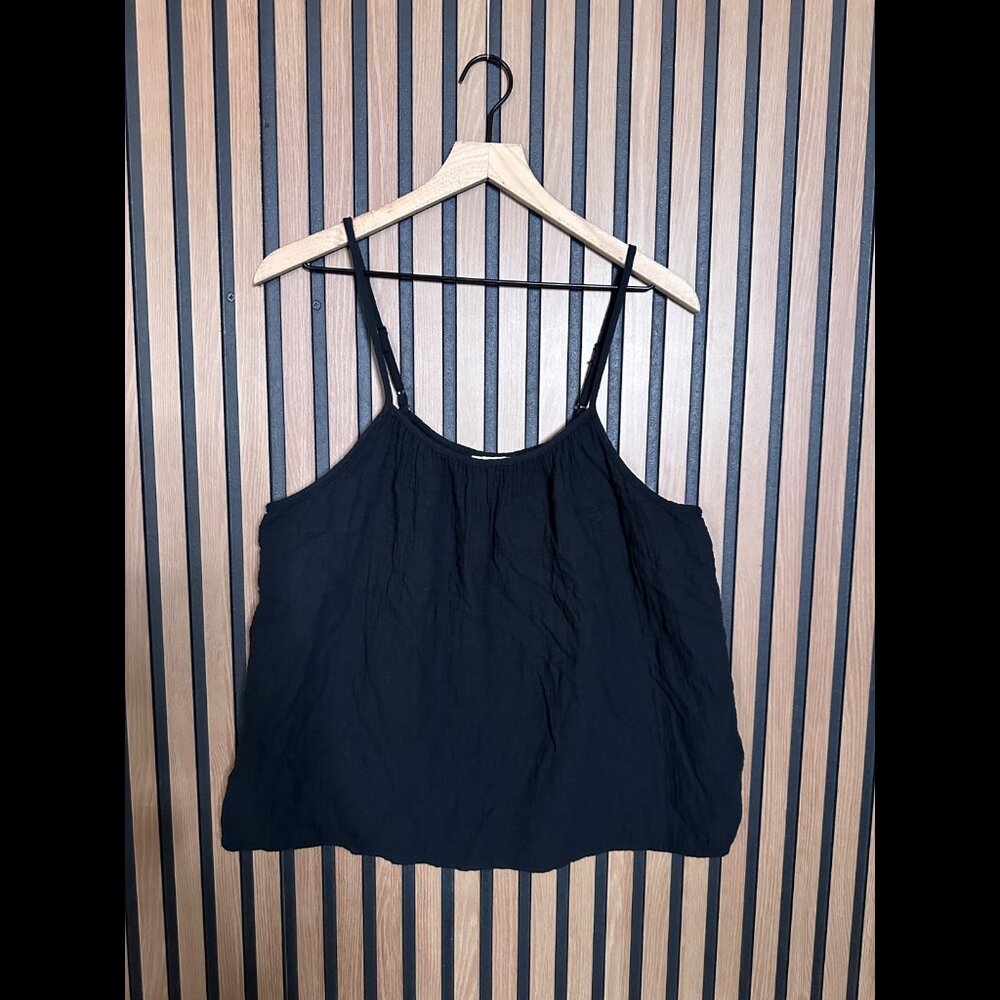 New Universal Thread Tank Top XL Womens Black Ebony Sleeveless Blouse